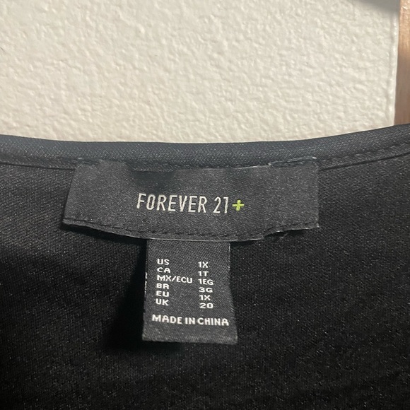 Forever 21 Black Sequin Long Sleeve Dress - Picture 2 of 3